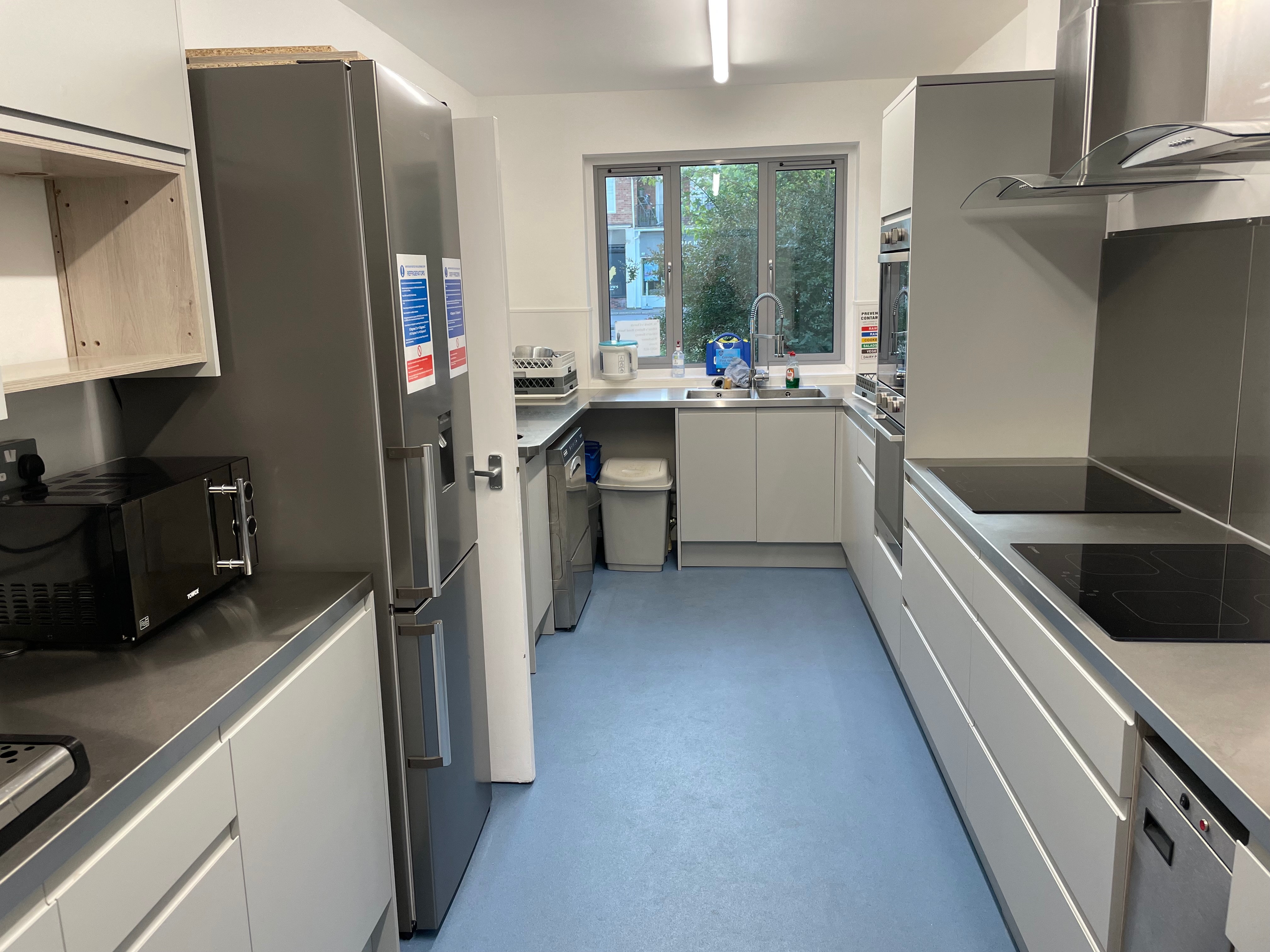 Professional kitchen at St Mark's Hall