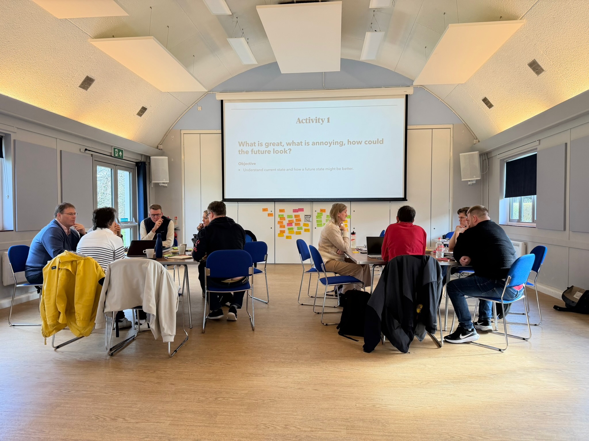 St Mark's Hall workshop in use